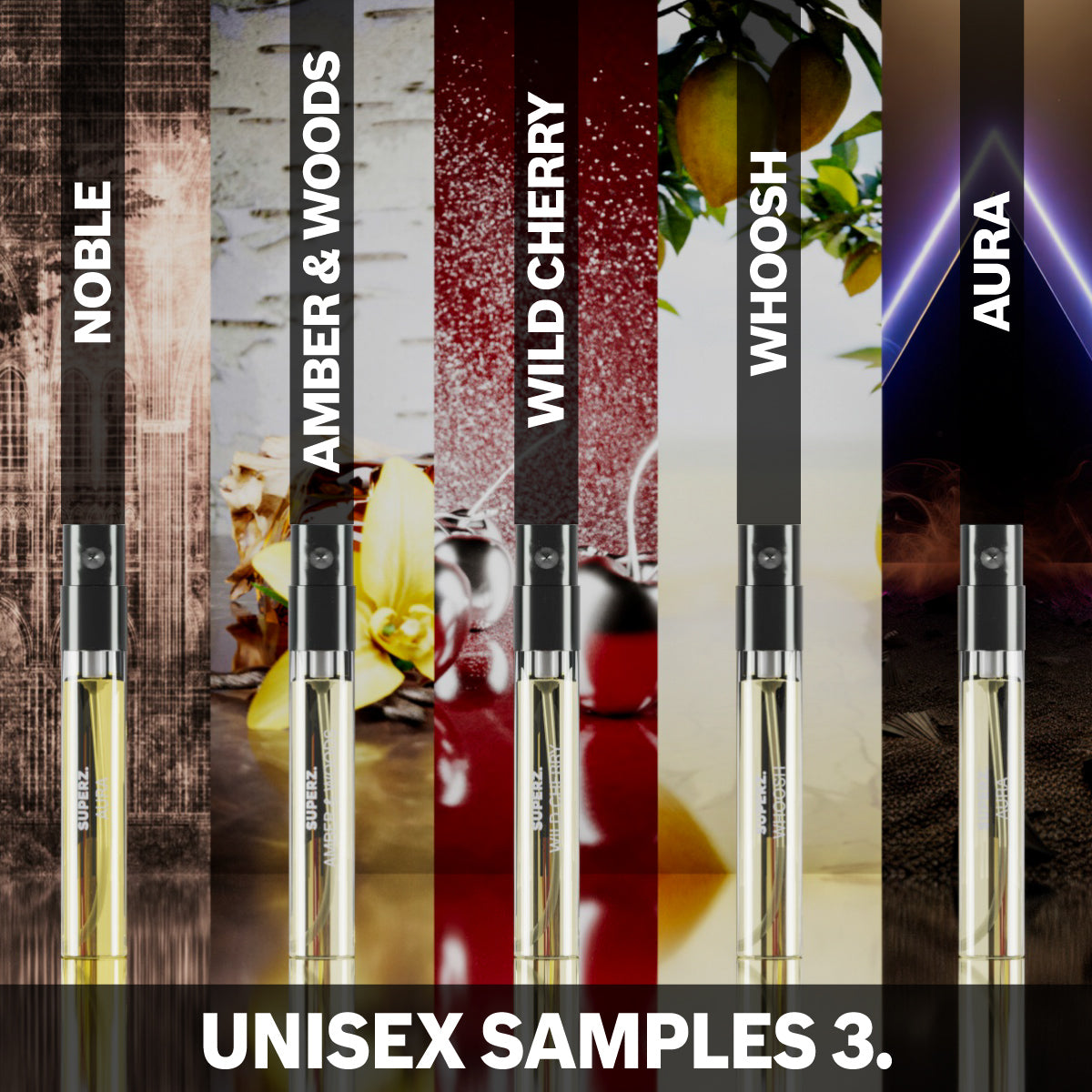 Unisex Samples 3. - 5x2 ml Extrait De Parfum