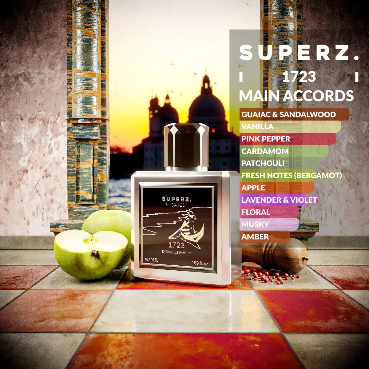 1723 - 50 ml Extrait De Parfum - Man