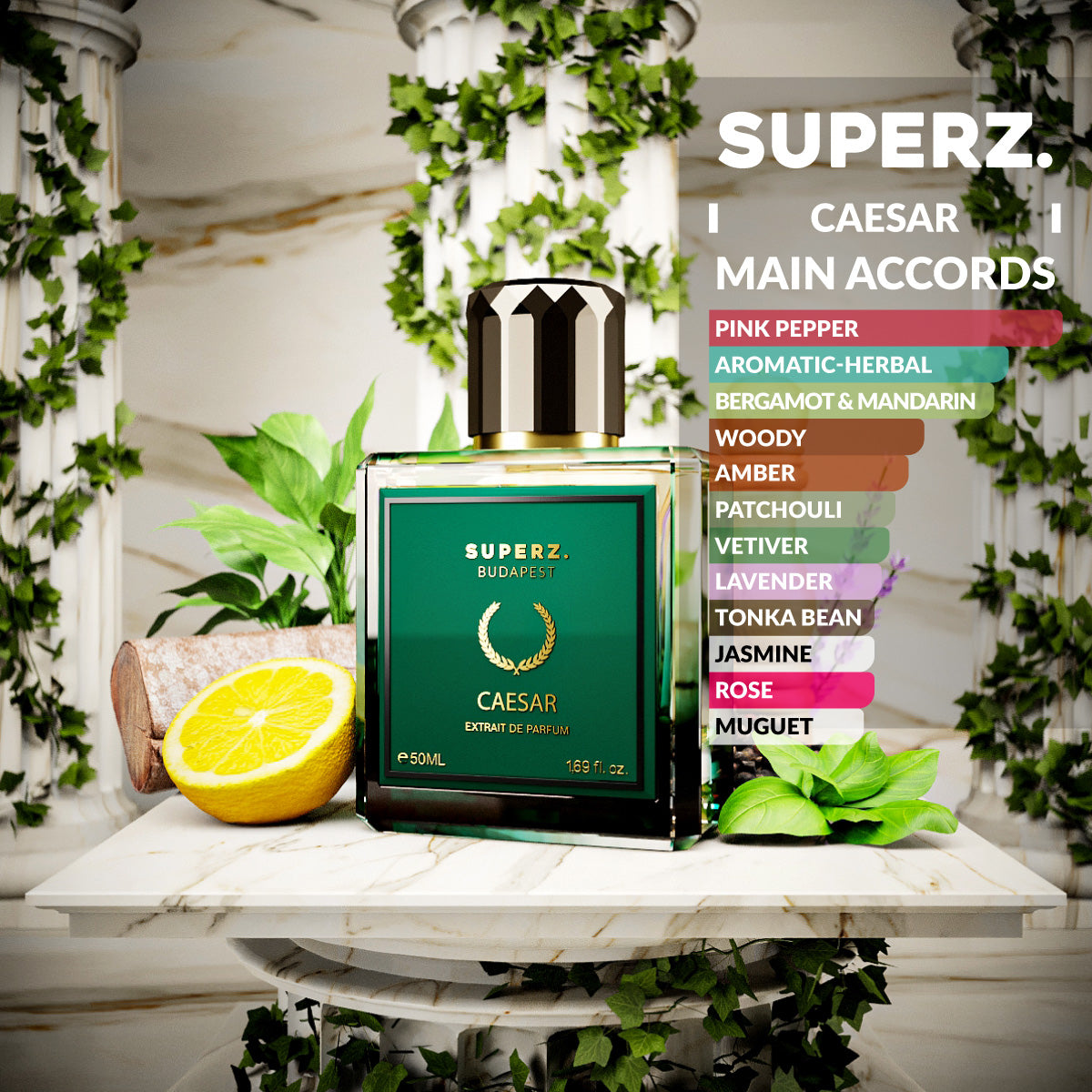 Caesar - 50 ml Extrait De Parfum - Man