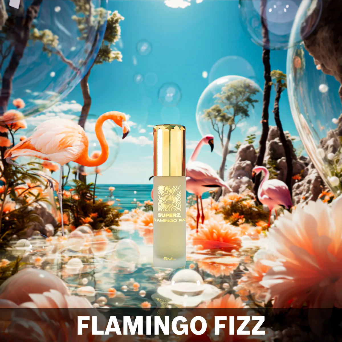 Flamingo Fizz - 6 ml Exclusive 100% Perfume oil - Unisex