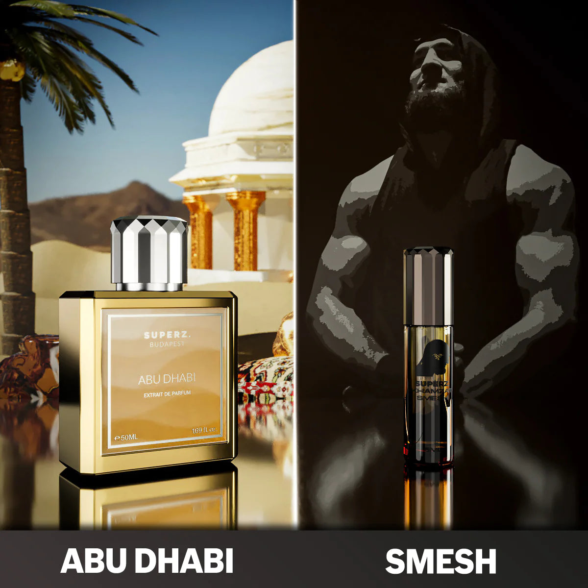 DUO - Abu Dhabi 50ml + Khamzat Smesh 6ml Parfumový olej - Unisex