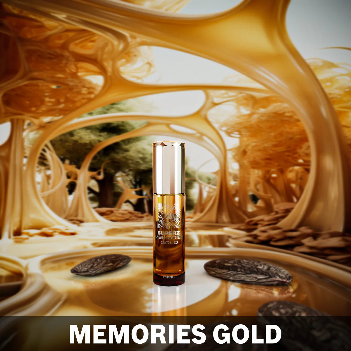 Memories Gold - 6 ml Exkluzívny 100% parfumový olej - Unisex