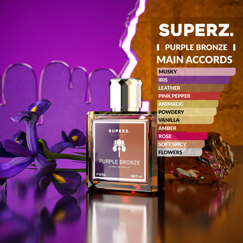 Discover the extravagant world of PURPLE BRONZE!