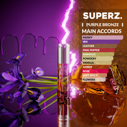 Purple Bronze - 6 ml exklusives 100% Parfümöl - Unisex