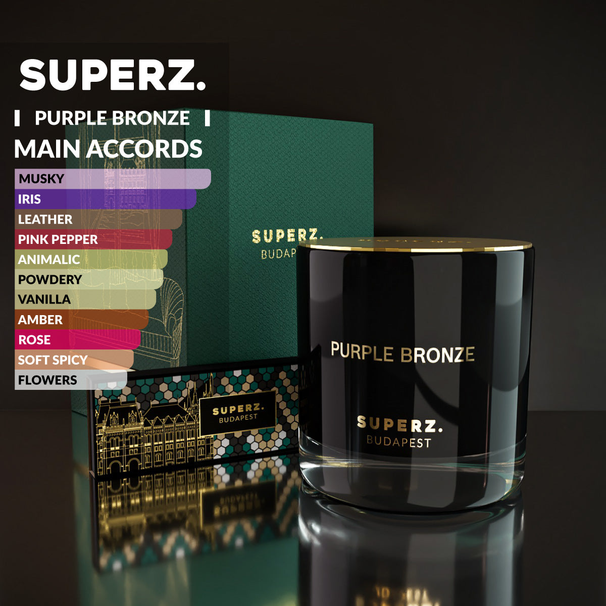 Purple Bronze - Candle