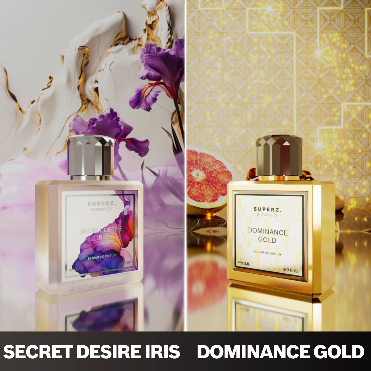 Secret Desire Iris + Dominance Gold 2x50 ml Unisex/Herren