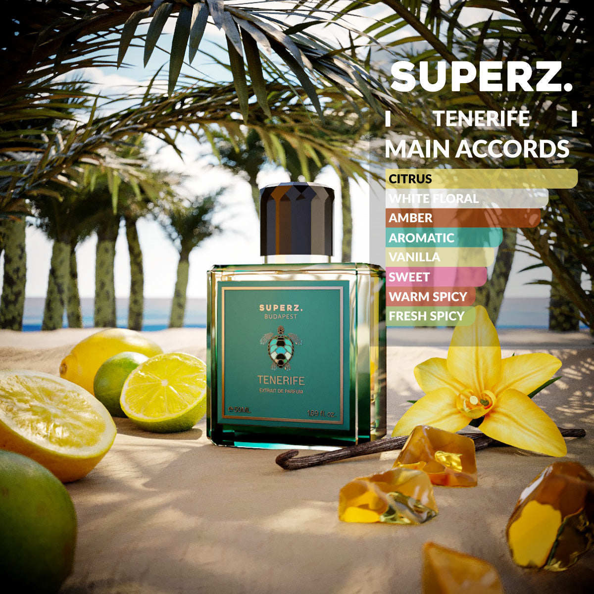 Tenerife - 50 ml Extrait De Parfum - Man