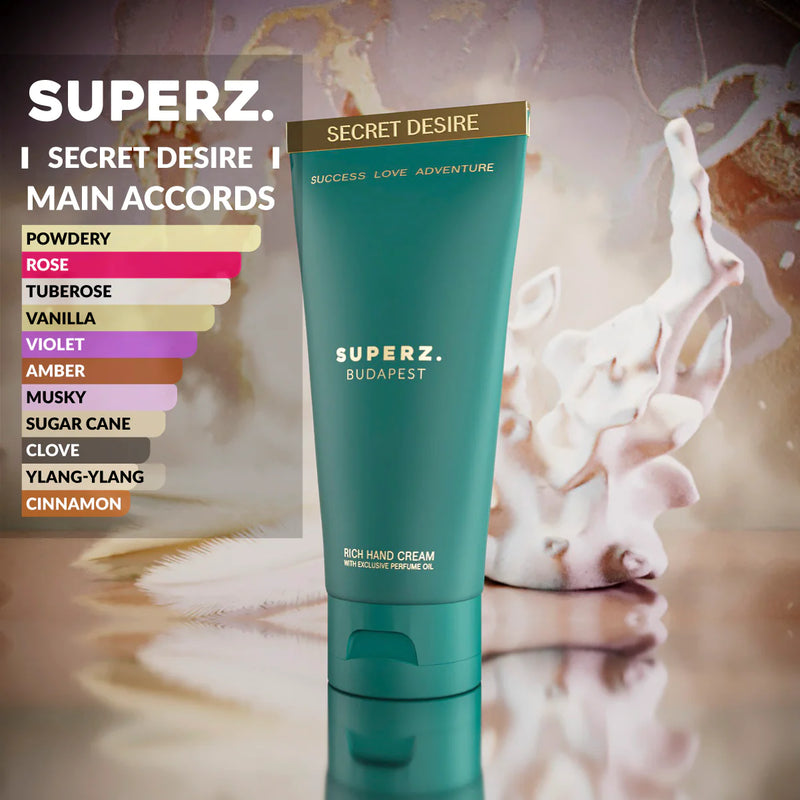 Entdecken Sie die verfeinerte Welt der SECRET DESIRE Handcreme!