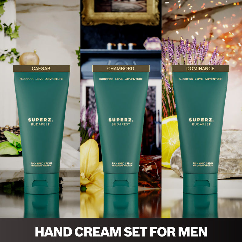 Get the perfect combination of premium hand creams in a TRIO set!